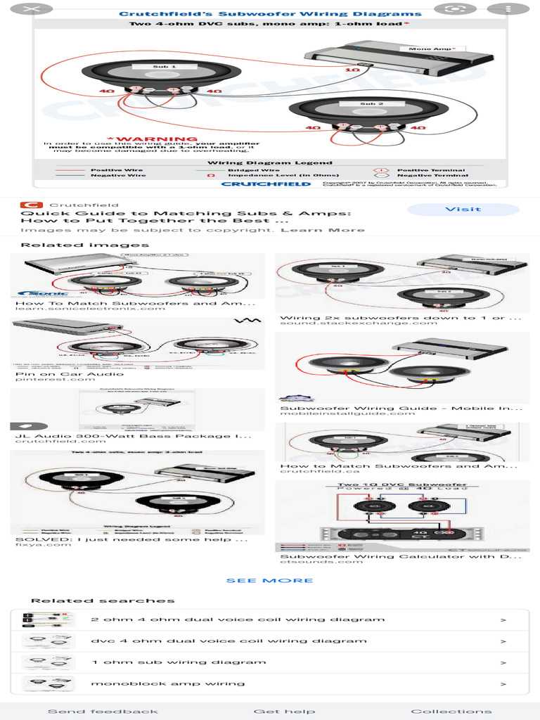 dual voice coil sub wiring diagram dual voice coil sub wiring diagram