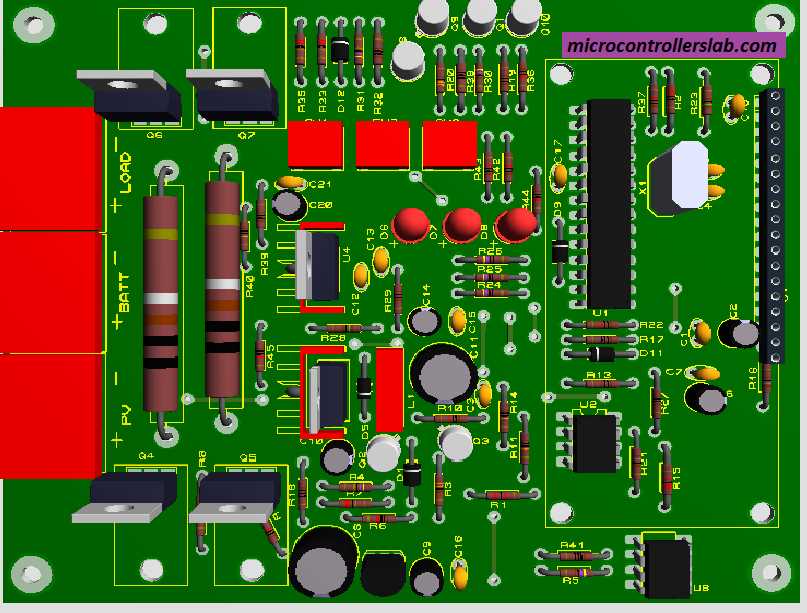mppt charge controller circuit diagram