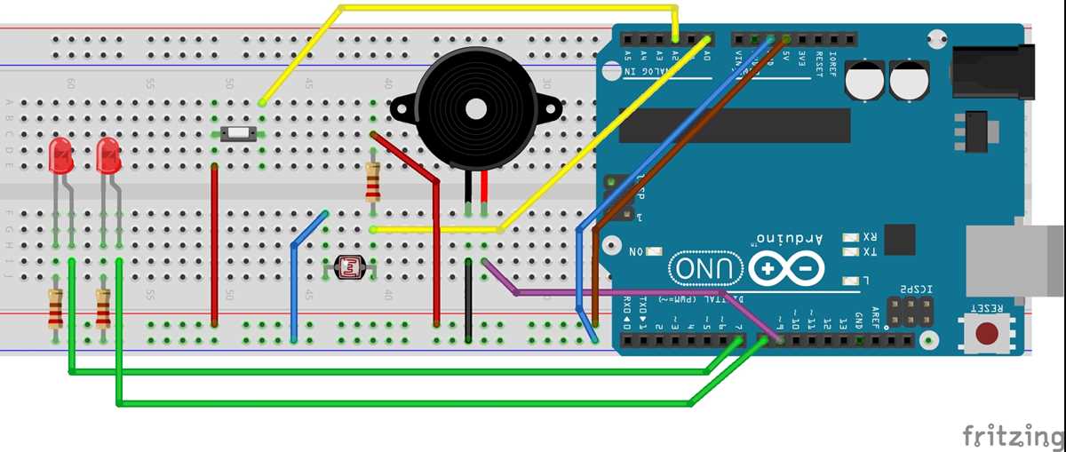 laser alarm circuit diagram