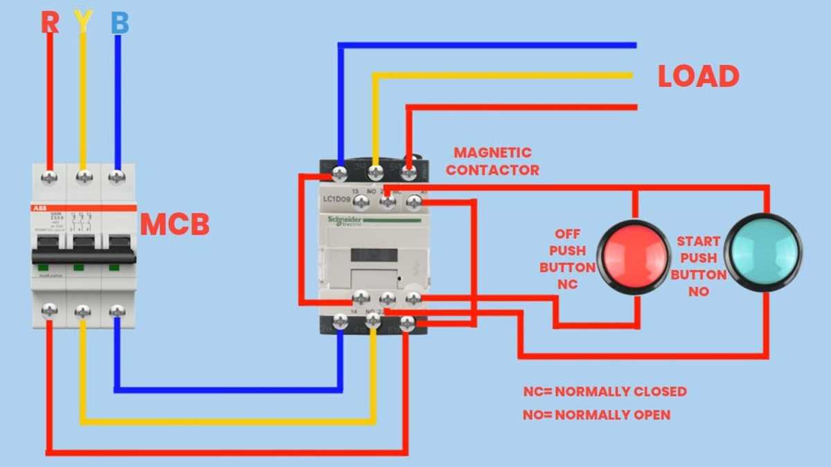 eaton contactor wiring diagram