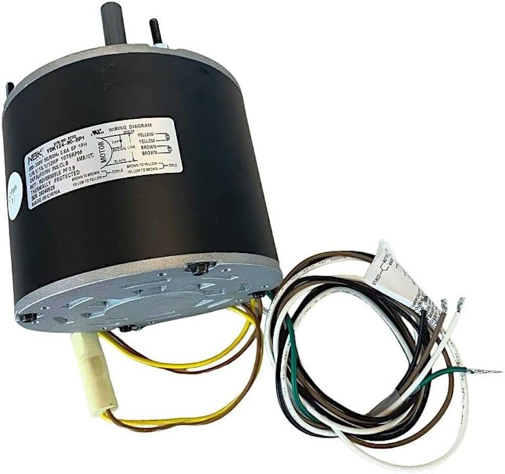 condenser fan motor wiring diagram
