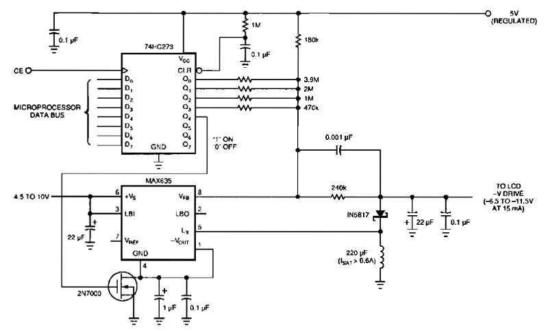 lcd circuit diagram