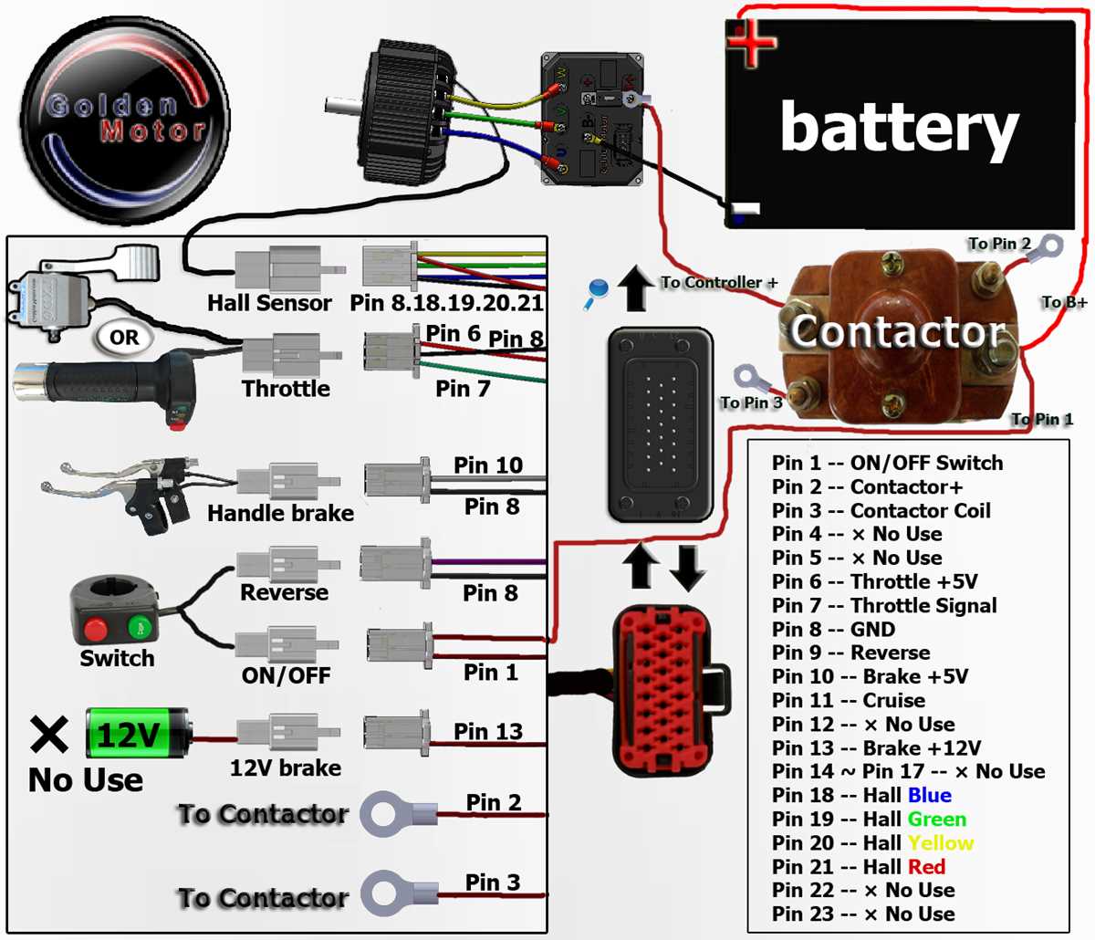 electric bike controller circuit diagram