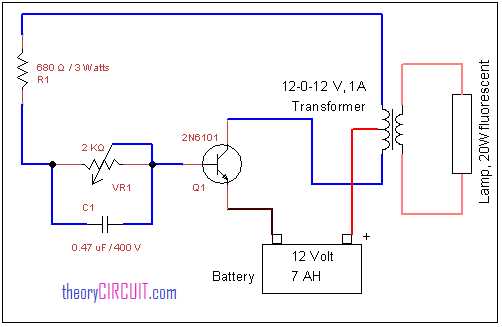electric light circuit diagram