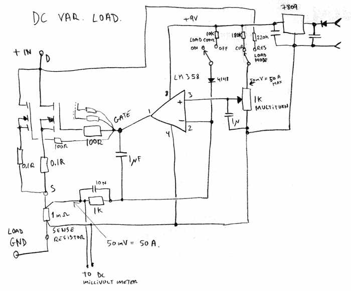 electronic load circuit diagram electronic load circuit diagram