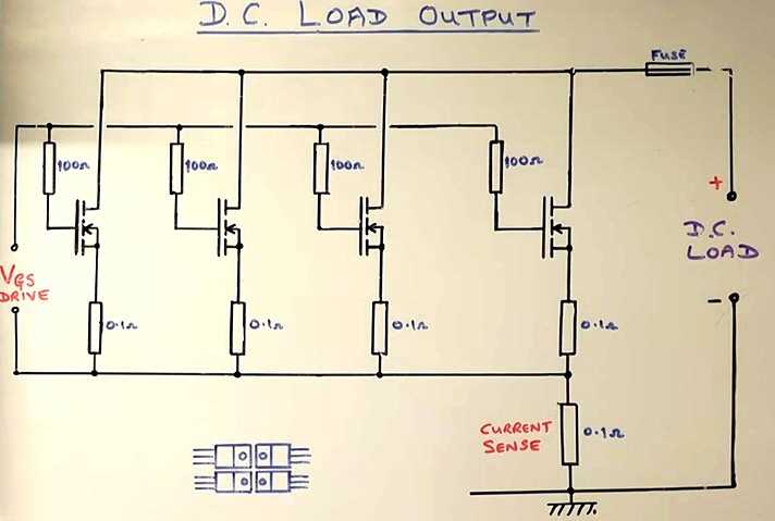 electronic load circuit diagram electronic load circuit diagram