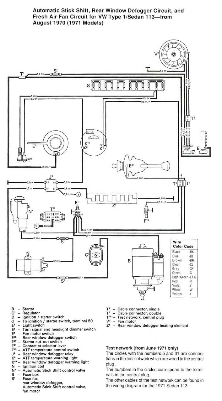vw type 1 wiring diagram