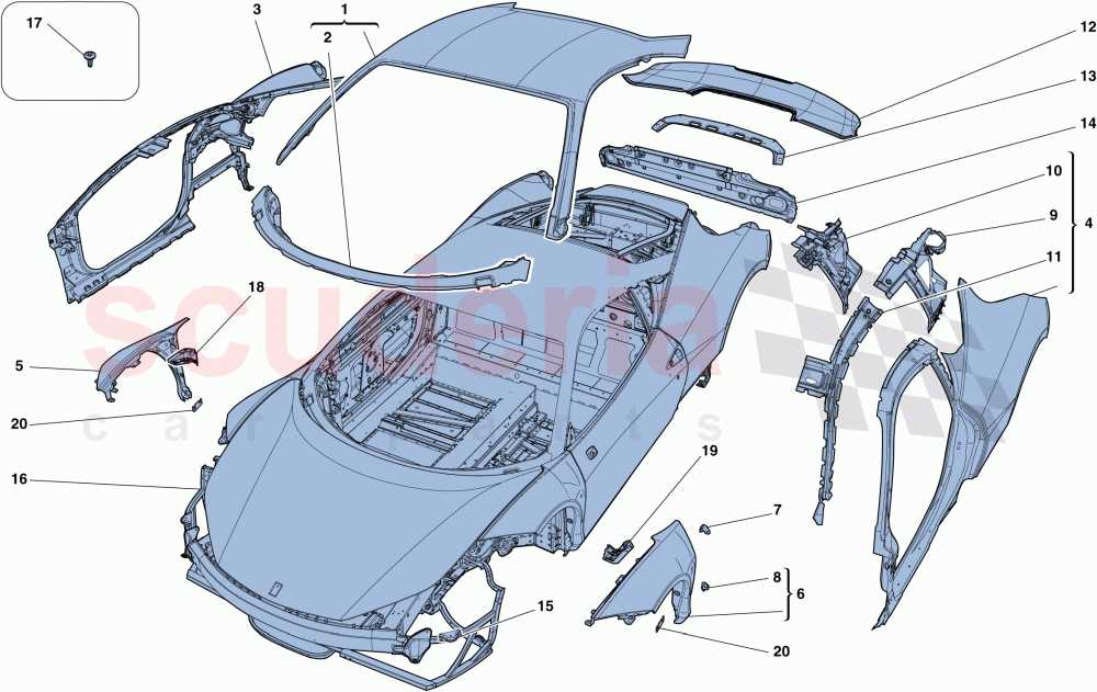 exterior car parts diagram