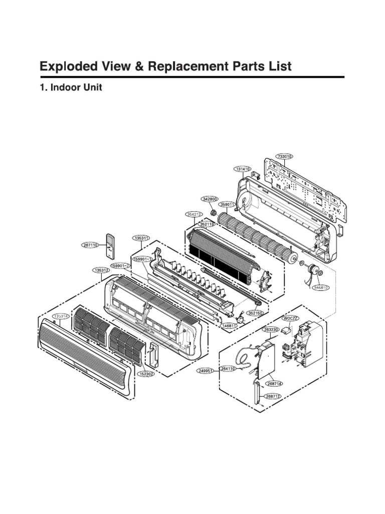 mini split parts diagram
