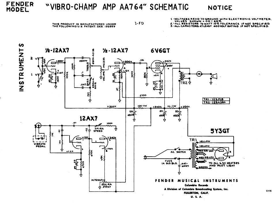 fender champ circuit diagram fender champ circuit diagram