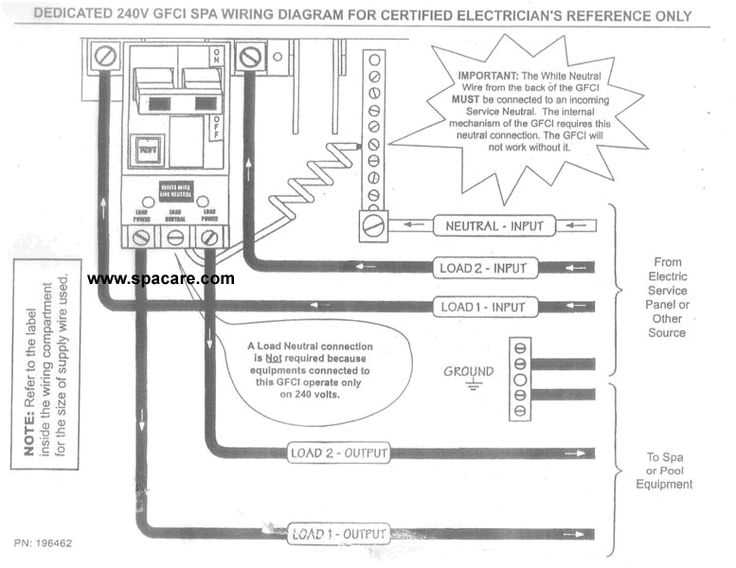 240v gfci breaker wiring diagram