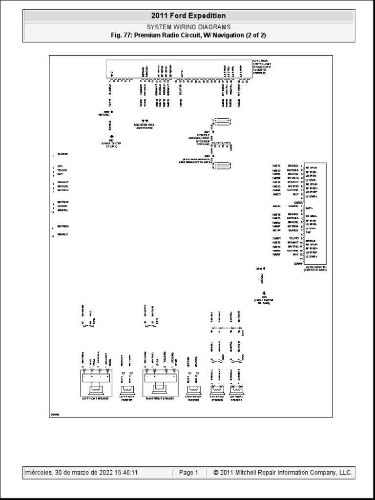 ford wiring diagram stereo