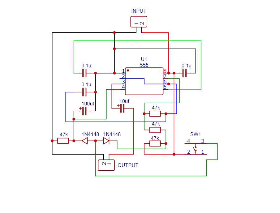 doorbell circuit diagram simple