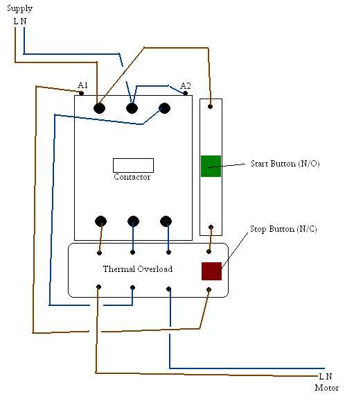 starter motor diagram wiring