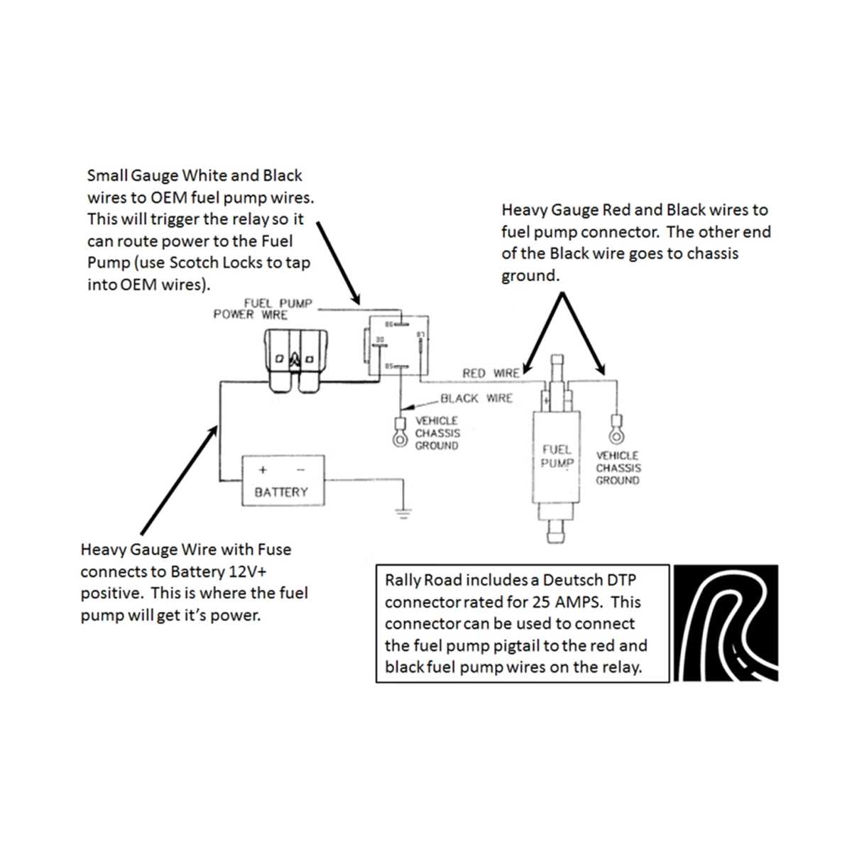 fuel pump wiring harness diagram
