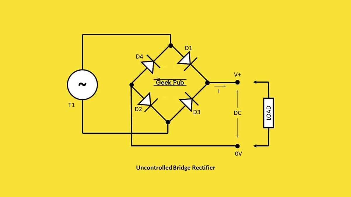 full bridge rectifier circuit diagram