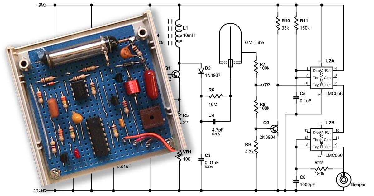 geiger counter circuit diagram