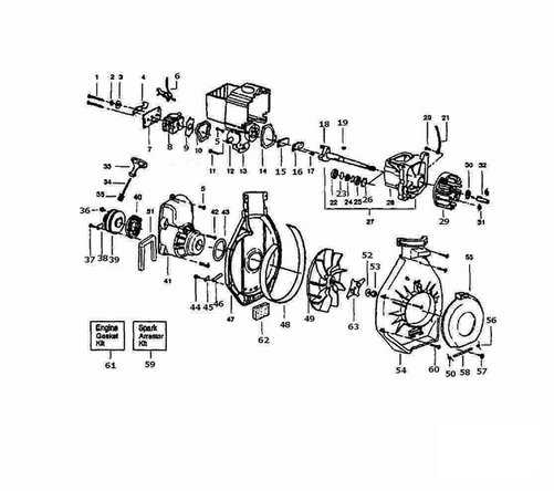 craftsman 25cc gas blower parts diagram
