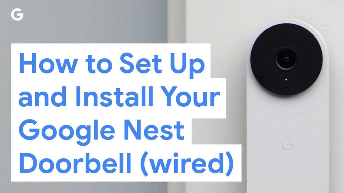 google nest doorbell wiring diagram
