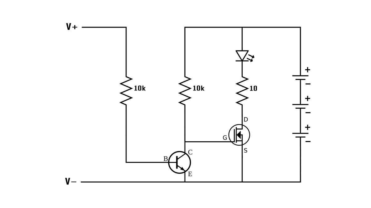 emergency light diagram circuit