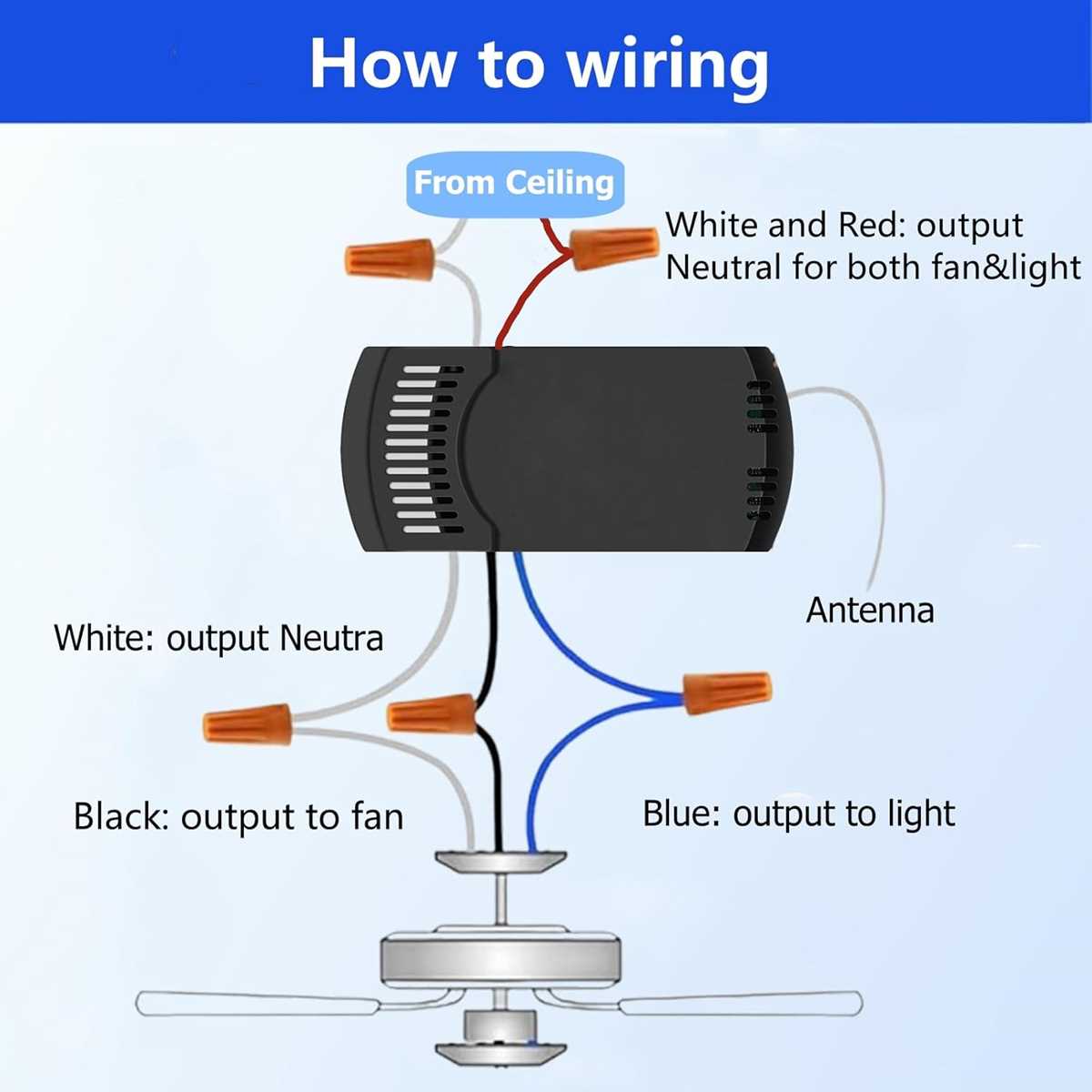 harbor breeze ceiling fan wiring diagram