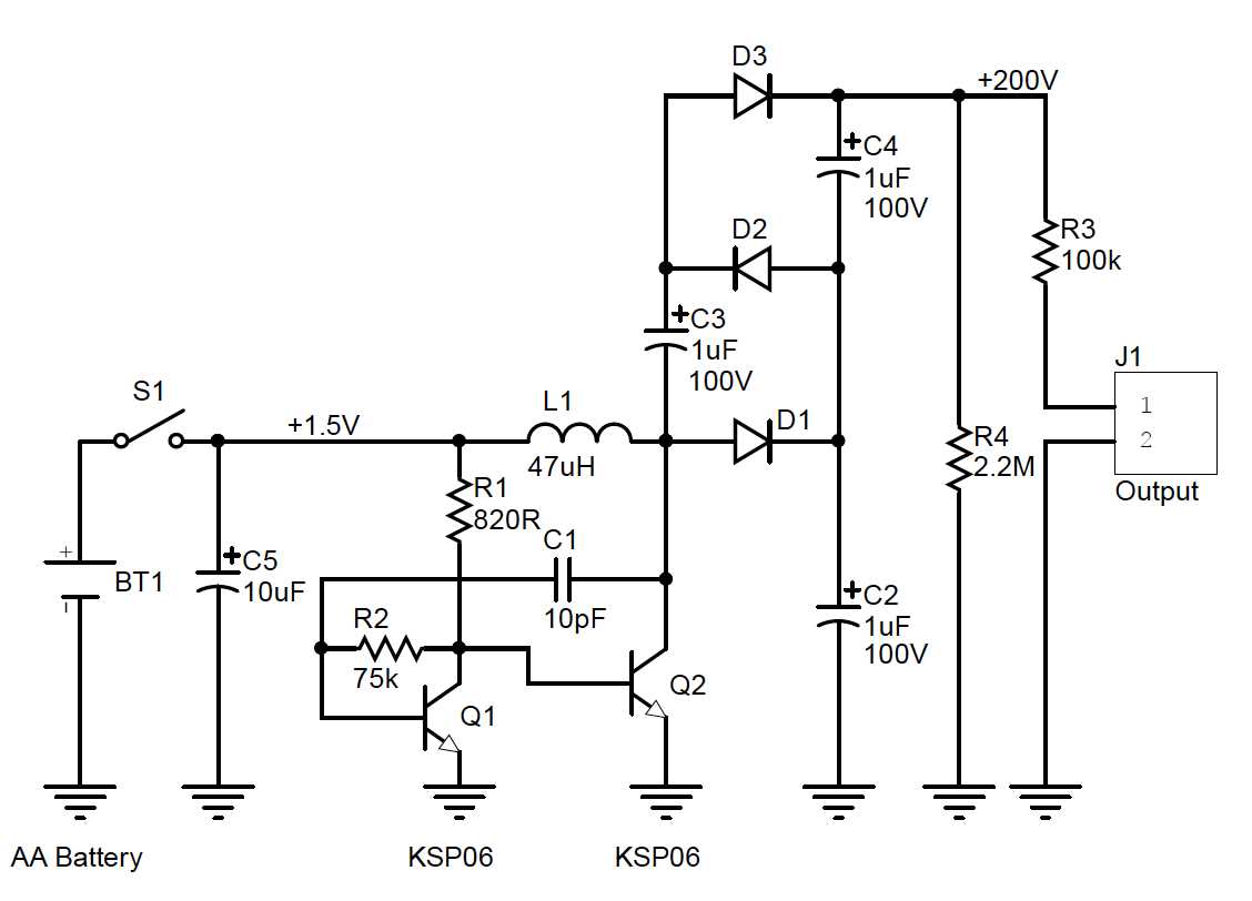 homemade high voltage generator circuit diagram homemade high voltage generator circuit diagram