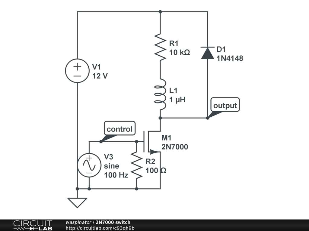 2n7000 circuit diagram 2n7000 circuit diagram