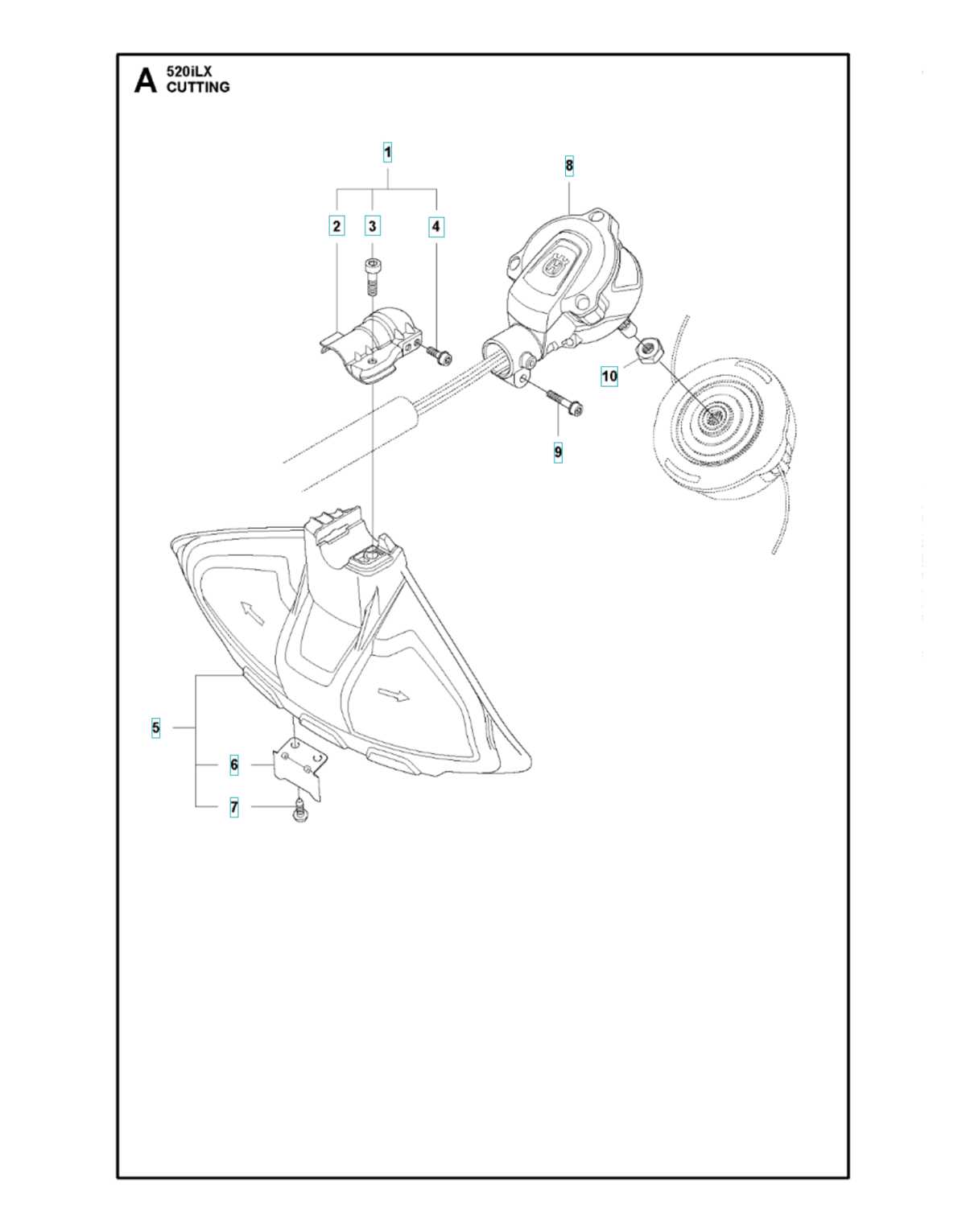 husqvarna 525l parts diagram