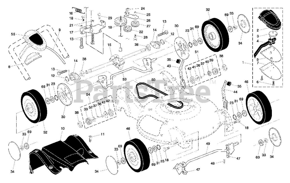 husqvarna push mower parts diagram husqvarna push mower parts diagram