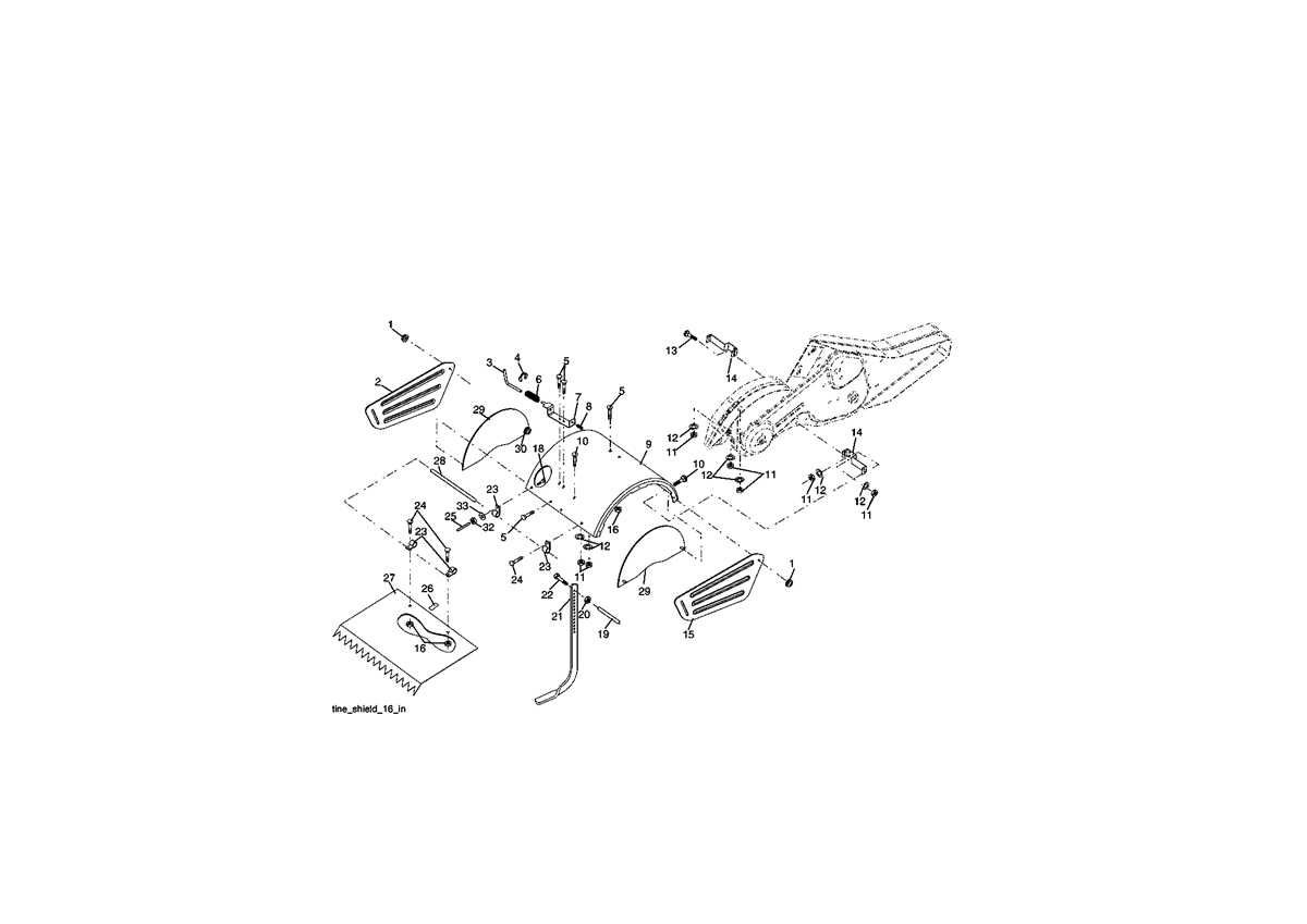 husqvarna tiller parts diagram