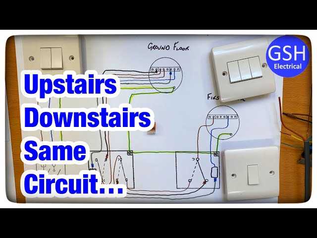 wiring diagram for a double switch