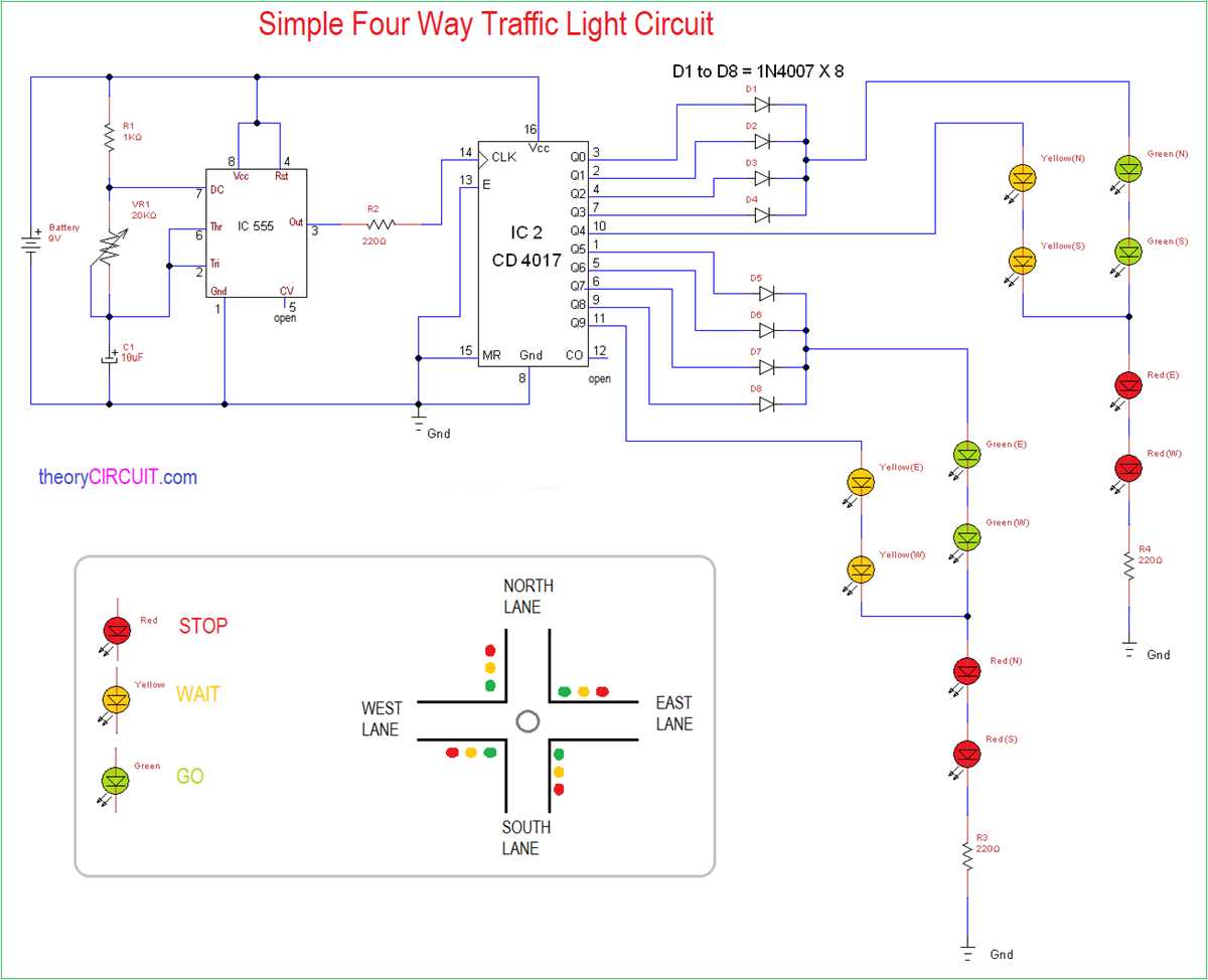 4 way lighting circuit diagram