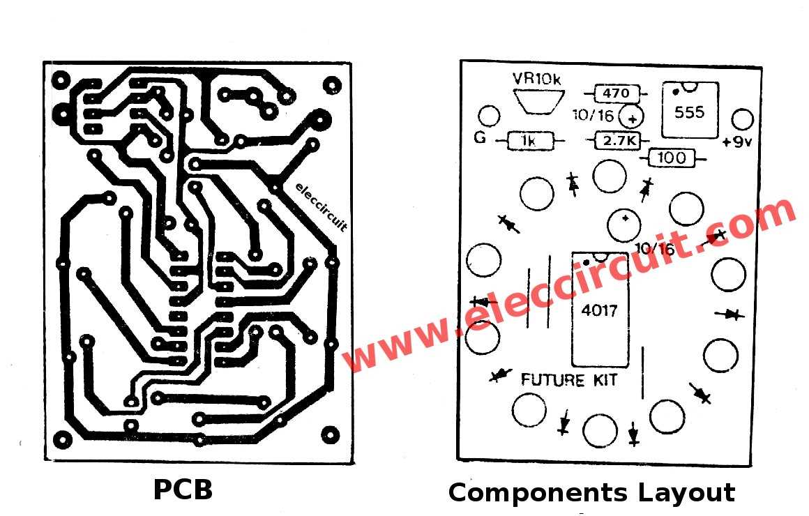 led running light circuit diagram