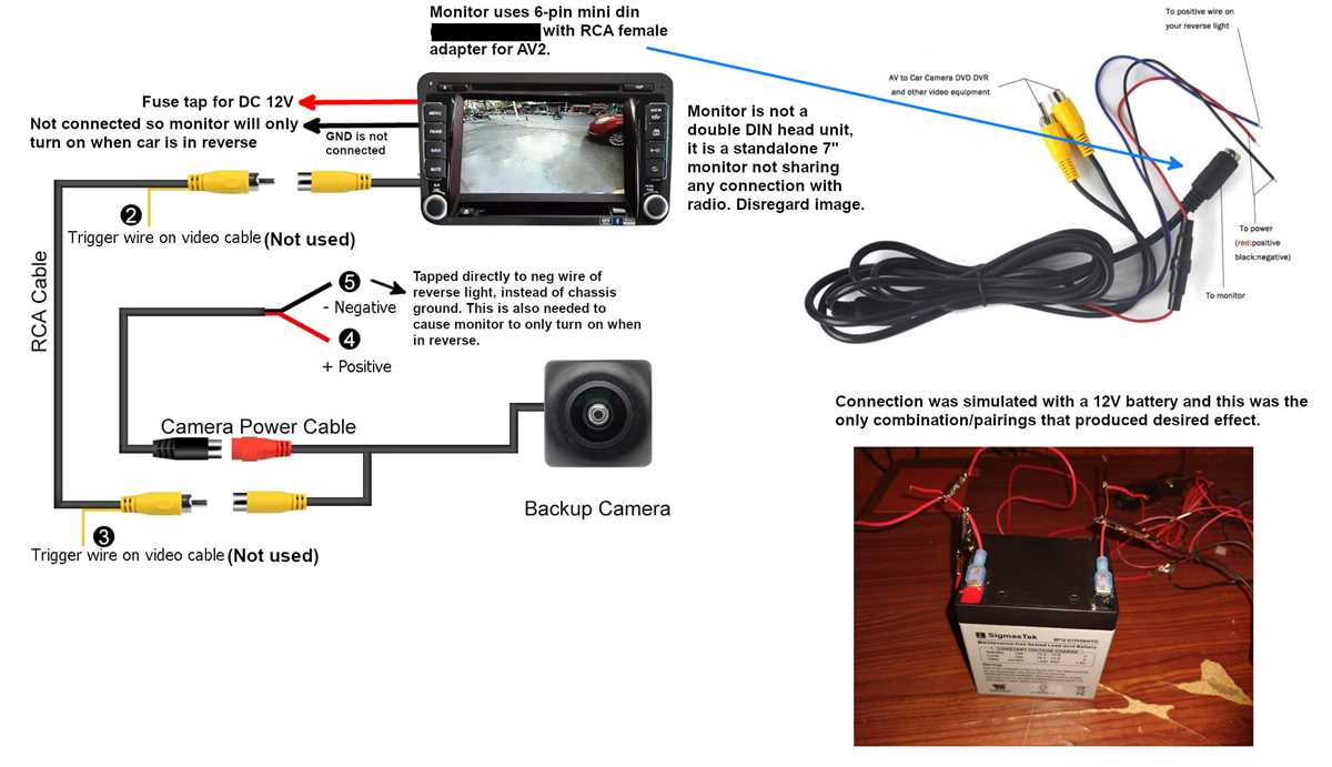 wiring diagram backup camera