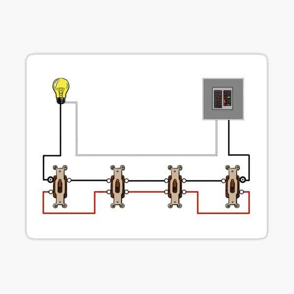 4 way electrical switch wiring diagram