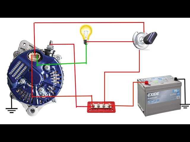 three wire alternator wiring diagram