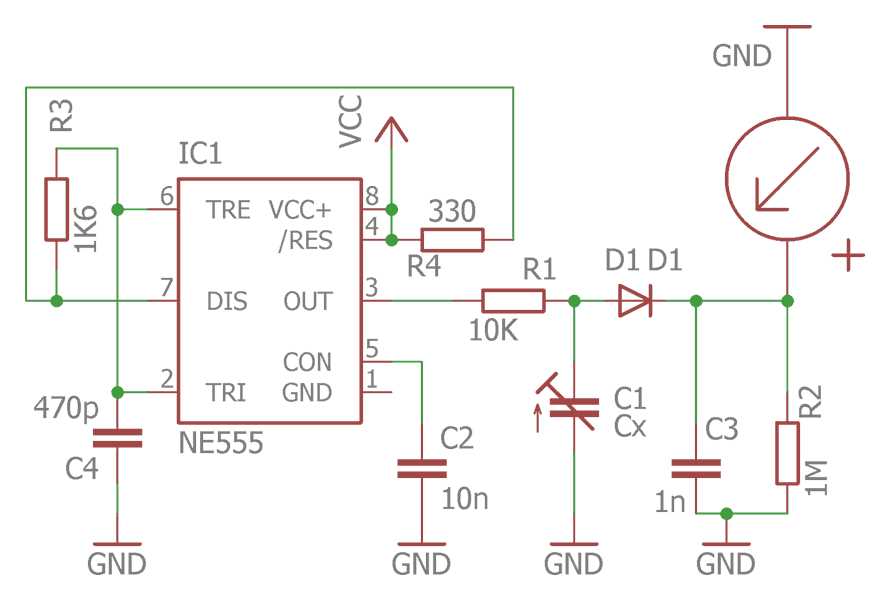 simple soil moisture sensor circuit diagram