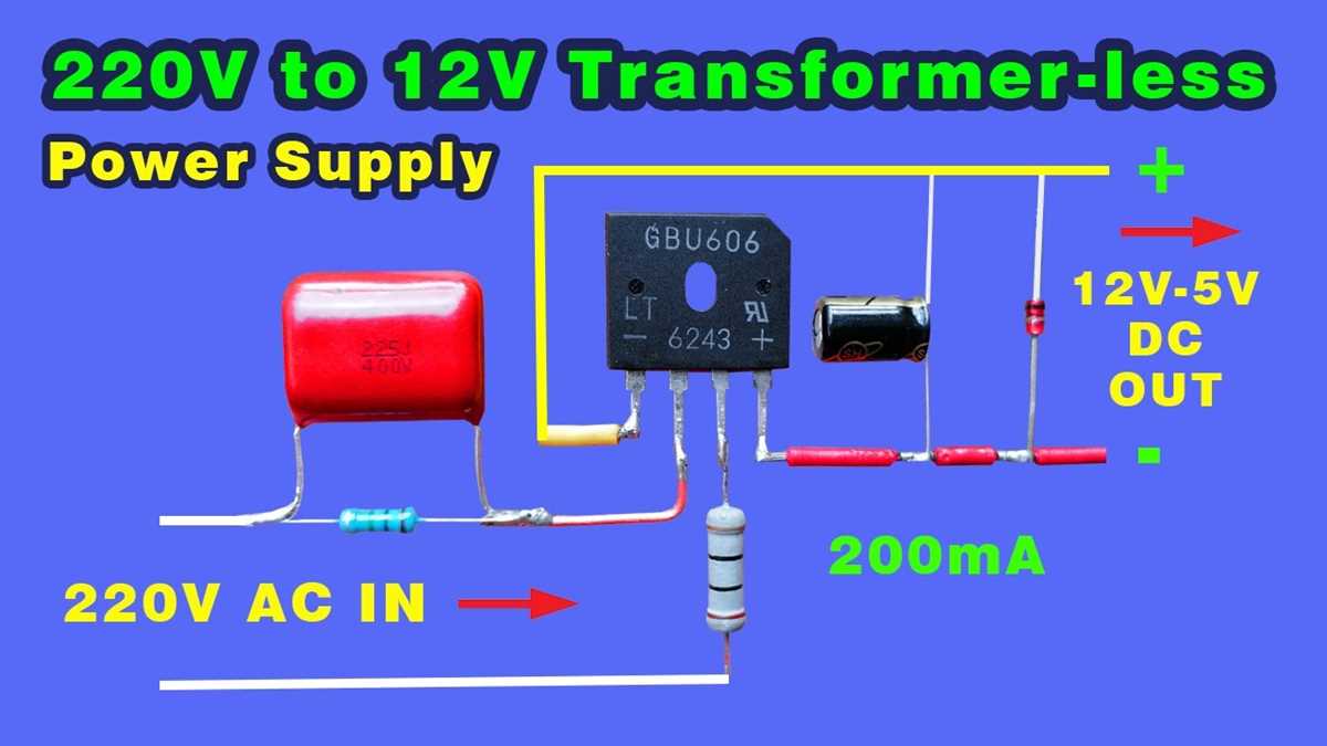 12v ac to dc converter circuit diagram