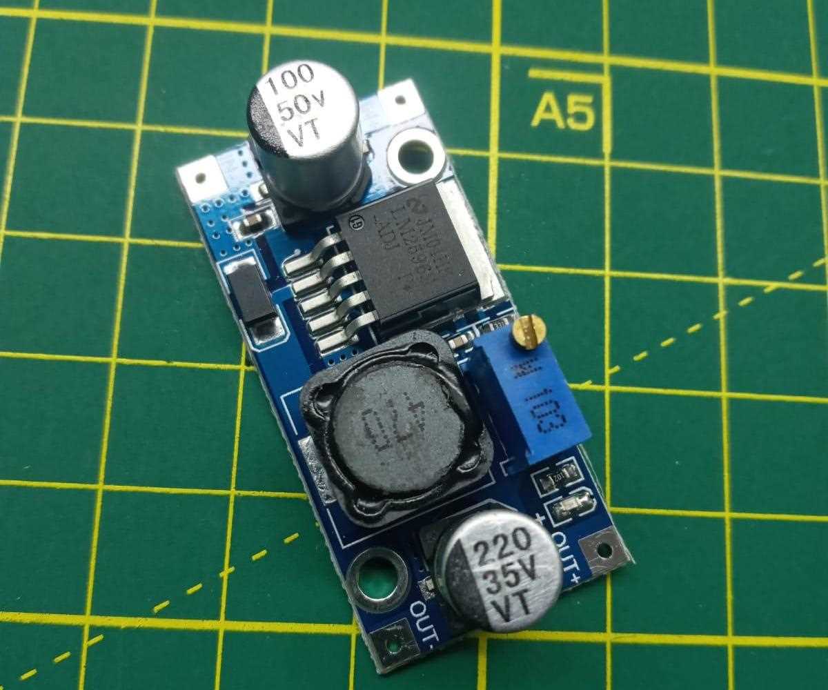 lm2596 dc dc buck converter circuit diagram