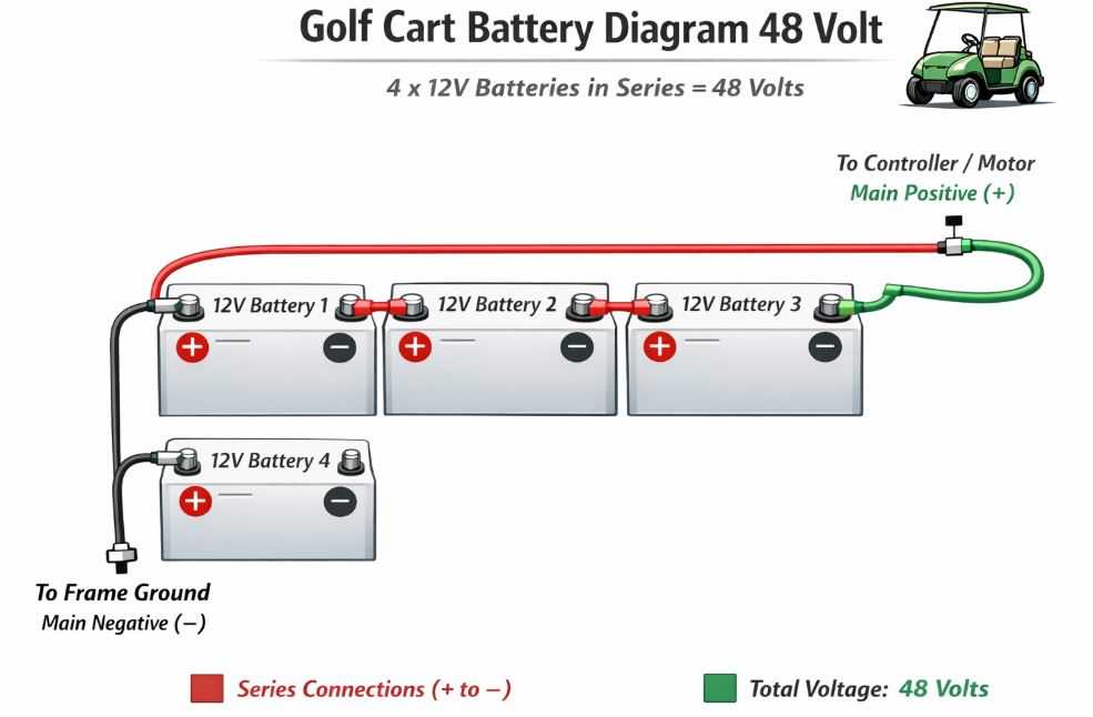 48v golf cart battery wiring diagram