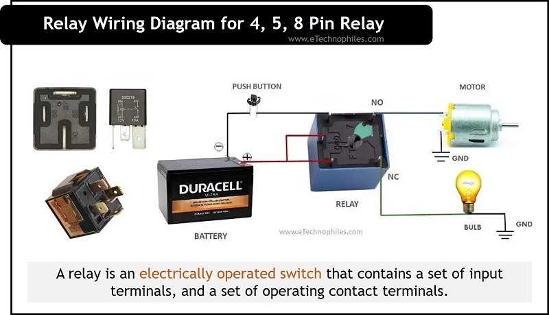 wiring diagram for 5 pin relay