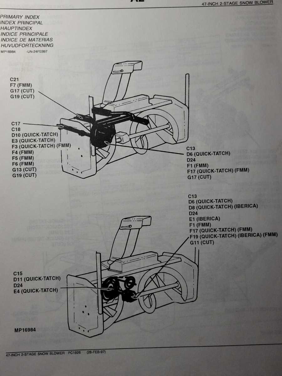 john deere 47 snowblower parts diagram john deere 47 snowblower parts diagram