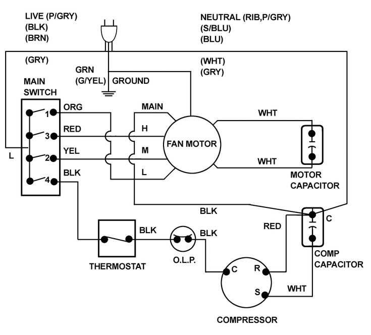 circuit diagram of car aircon
