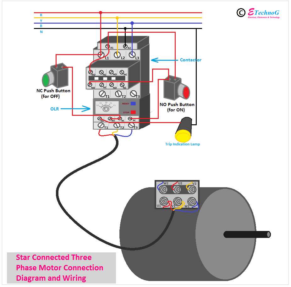 3 phase motor starter wiring diagram 3 phase motor starter wiring diagram