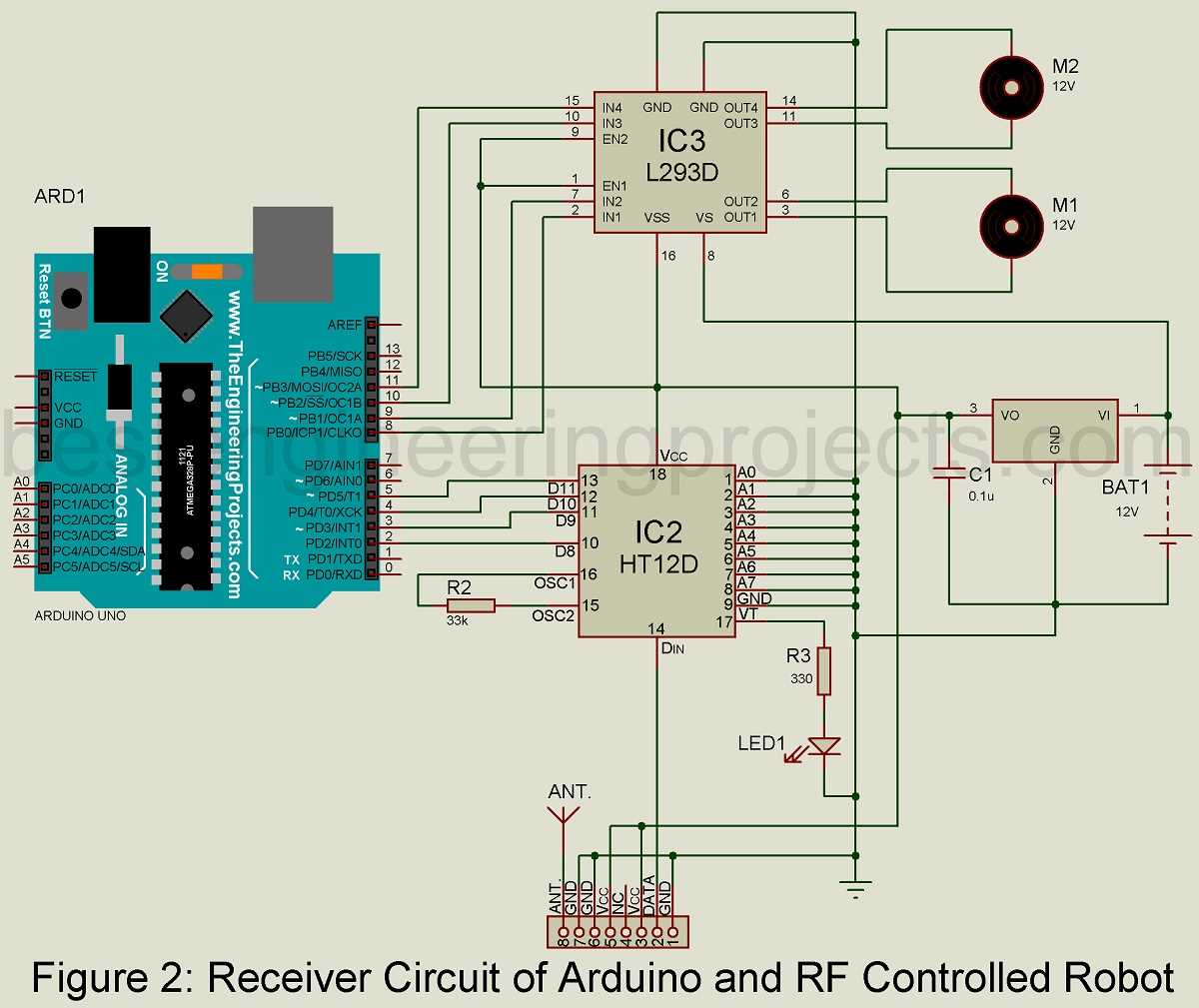 ht12e circuit diagram