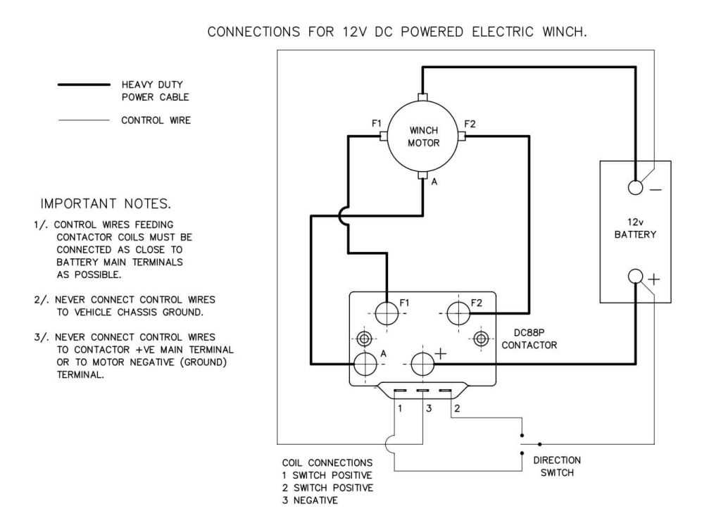 winch switch wiring diagram
