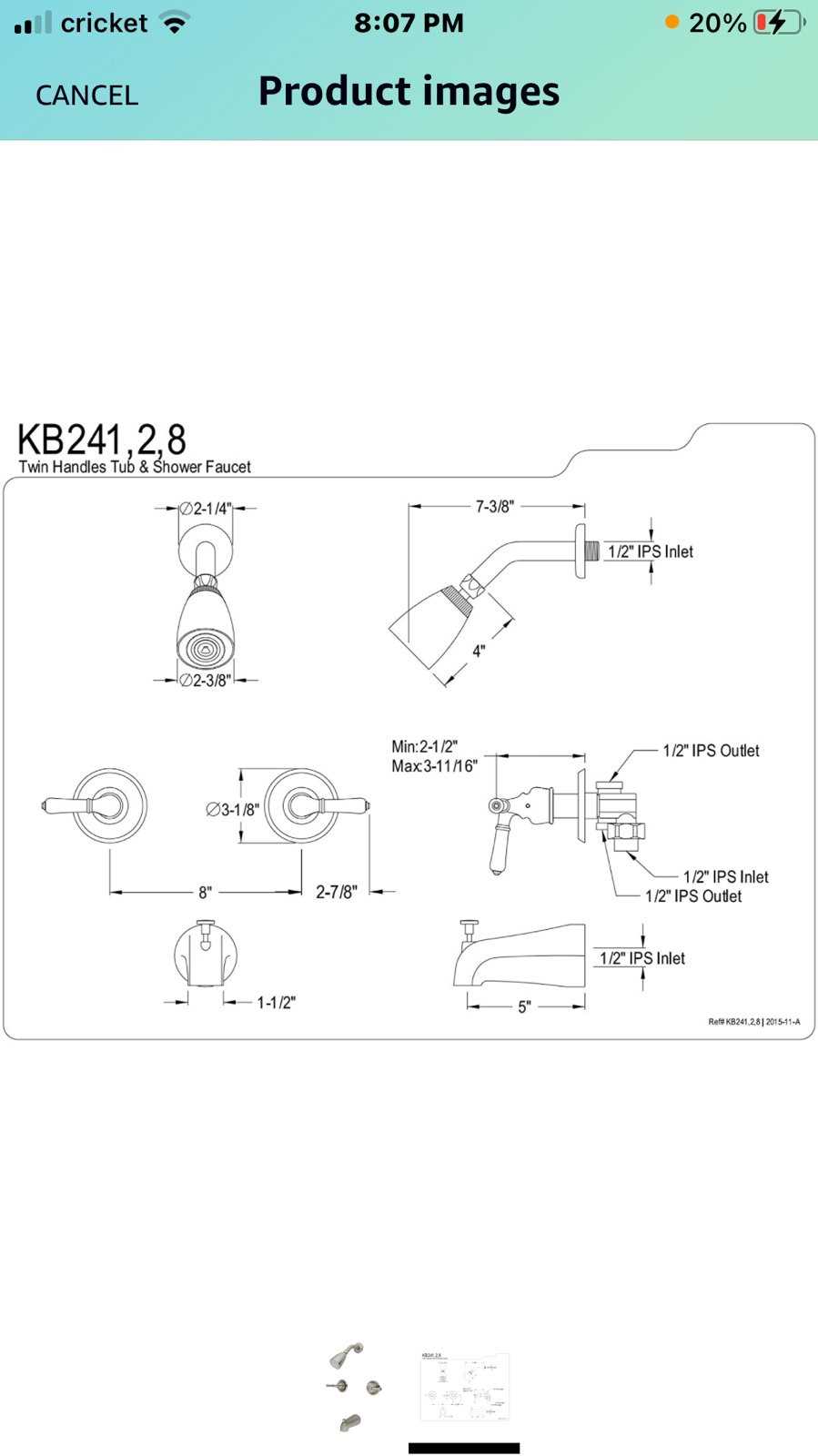 kingston brass faucet parts diagram