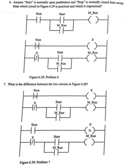 normally closed circuit diagram