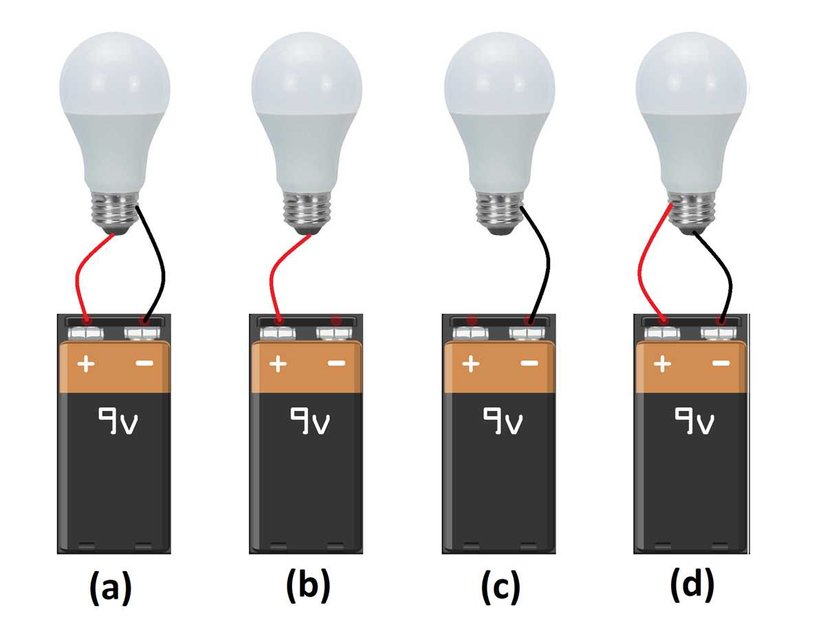 battery in circuit diagram positive negative