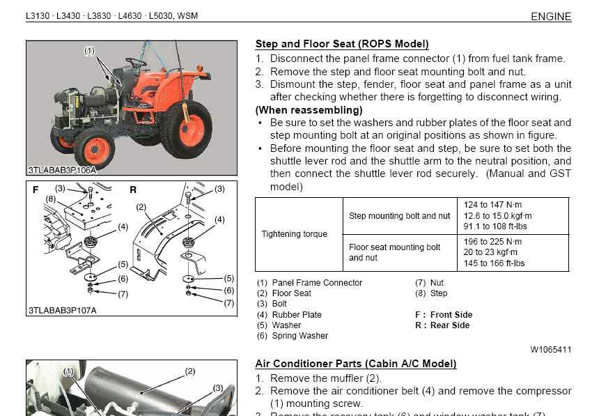 kubota l5030 parts diagram